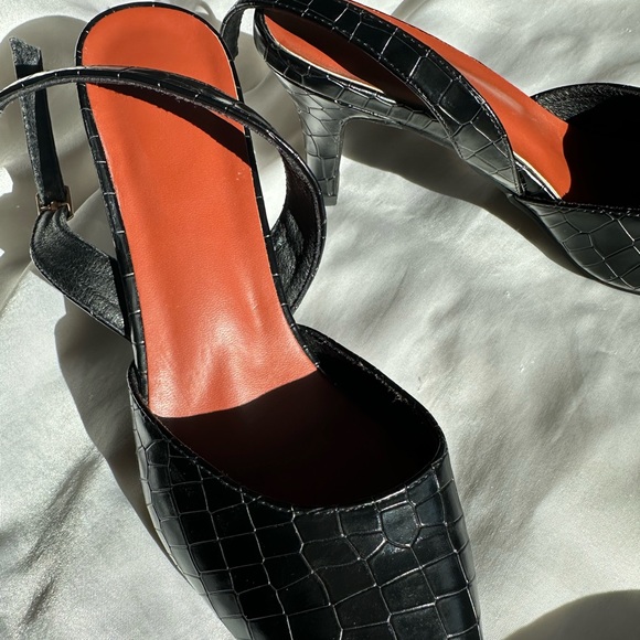 Black kitten heels- Size 7.5 Brand New - Picture 2 of 4